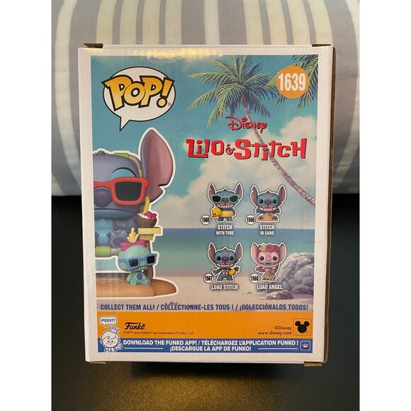 Funko Pop Disney: Lilo & Stitch - Stitch In Sunlounger - Picture 3 of 6